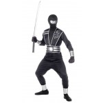 Mirror Ninja στολή παιδική σε μαύρο χρώμα ηλικία 7-8 ετών 5152-2 ΚΩΔ.11186