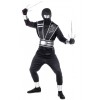 Mirror Ninja στολή παιδική σε μαύρο χρώμα ηλικία 11-12 ετών 5152-4 ΚΩΔ.11187
