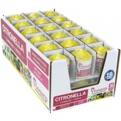 Κερί citronella 56gr κίτρινο 7264 ΚΩΔ.12088