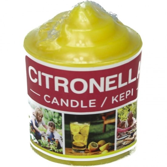 Κερί citronella 56gr κίτρινο 7264 ΚΩΔ.12088
