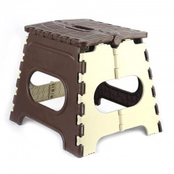 Σκαμπώ πλαστικό πτυσσόμενο καφέ 34x30x36,5cm 9823 ΚΩΔ.11743