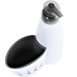 Αντλία πλαστική υγρού σαπουνιού με θέση για σφουγγάρι 350ml λευκό Β1230 ΚΩΔ.12486 Αντλία πλαστική υγρού σαπουνιού με θέση για σφουγγάρι 350ml λευκό Β1230 ΚΩΔ.12486