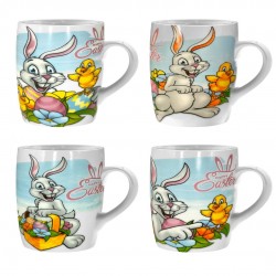 Κούπα κεραμική πασχαλινή 9,5x8,5cm 330ml πολύχρωμο 73-477 Κούπα κεραμική πασχαλινή 9,5x8,5cm 330ml πολύχρωμο 73-477