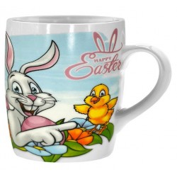 Κούπα κεραμική πασχαλινή 9,5x8,5cm 330ml πολύχρωμο 73-477 Κούπα κεραμική πασχαλινή 9,5x8,5cm 330ml πολύχρωμο 73-477