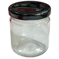 Βάζο γυάλινο με μεταλλικό καπάκι μαύρο 100ml 73599100 ΚΩΔ.13185 Βάζο γυάλινο με μεταλλικό καπάκι μαύρο 100ml 73599100 ΚΩΔ.13185