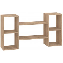 Ράφι τοίχου ξύλινο Bookshelf 14 sonoma 113x25x60cm ΚΩΔ.11444
