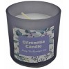 Κερί ρεσώ citronella σε γυάλινη θήκη μωβ 5,5x6,5cm 05-950-3048