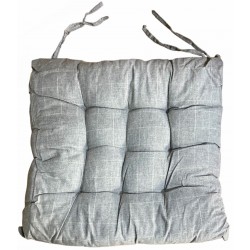 Μαξιλάρι καρέκλας polyester με γέμιση από σιλικονούχα βάτα καρώ γκρι ανοιχτό 40x40x4cm 39-950-1896 ΚΩΔ.11148 Μαξιλάρι καρέκλας polyester με γέμιση από σιλικονούχα βάτα καρώ γκρι ανοιχτό 40x40x4cm 39-950-1896 ΚΩΔ.11148