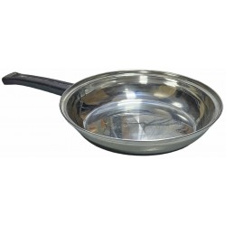 Τηγάνι inox υγραερίου 24x5,5cm ΜΒ11435 ΚΩΔ.11421