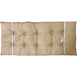 Μαξιλάρι καρέκλας καναπέ 2σε1 με λάστιχο 105x45x5cm μπεζ Ε-0145 ΚΩΔ.11856 Μαξιλάρι καρέκλας καναπέ 2σε1 με λάστιχο 105x45x5cm μπεζ Ε-0145 ΚΩΔ.11856