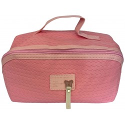 Νεσεσέρ polyester ροζ 30x15cm 07-950-0080 ΚΩΔ.12036