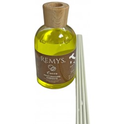 Αρωματικό χώρου 100ml καφέ με 4 ξύλινες ράβδους με άρωμα καρύδα 0058 ΚΩΔ.12847