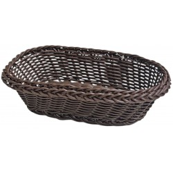Καλάθι ψωμιού Rattan καφέ 24x16x6,5cm 7351112 ΚΩΔ.13743