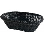 Καλάθι ψωμιού Rattan μαύρο 24x16x6,5cm 7351113 ΚΩΔ.13742