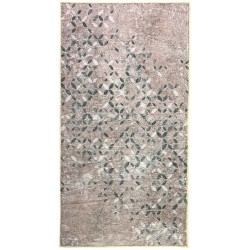 Ταπέτο ROBERTA polyester με αντιολισθητικό υπόστρωμα ροζ 65x135cm Ε-4571 ΚΩΔ.13837
