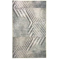 Ταπέτο ROBERTA polyester με αντιολισθητικό υπόστρωμα γκρι 65x135cm Ε-4571 ΚΩΔ.13836