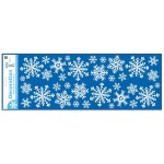 Χριστουγεννιάτικα αυτοκόλλητα frosted 60x21cm σε λευκό χρώμα 5753 ΚΩΔ.13533