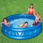  Φουσκωτή Παιδική Πισίνα Intex Soft Side μπλε 188x46cm 58431 ΚΩΔ.12452