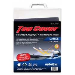 Ηλιοπροστασία TOP COVER Παρμπρίζ Εξωτερική γκρι Large 214x96cm 000830 13469 ΚΩΔ.15372