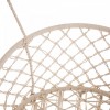 Κούνια κήπου κρεμαστή μπεζ αντοχής 100kg μ80xβ80xυ125cm MB13658
