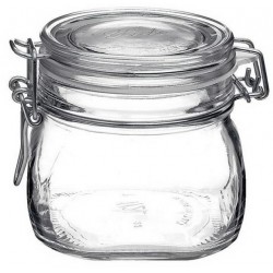 Βάζο τροφίμων με κλιπς γυάλινο διάφανο 500ml 11x11x10cm 3521496402 ΚΩΔ.15234 Βάζο τροφίμων με κλιπς γυάλινο διάφανο 500ml 11x11x10cm 3521496402 ΚΩΔ.15234