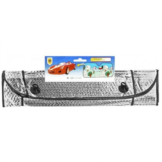 Ηλιοπροστασία αυτοκινήτου ασημί 70x140cm 54655 ΚΩΔ.15003