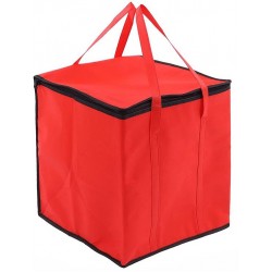 Ψυγείο Ισοθερμικό Coolbag Τετράγωνο Μεγάλο κόκκινο 31x31x37cm 42-3097