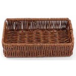 Καλάθι πλαστικοποιημένο rattan καφέ 18x13x6,2cm 7358000 ΚΩΔ.14409
