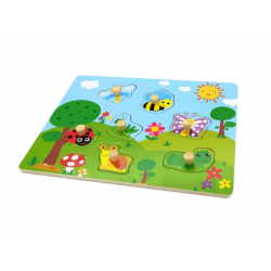 Puzzle Σφηνώματα έντομα πολύχρωμο 7 τεμαχίων 22x30cm Ξ.080.888 ΚΩΔ.15787