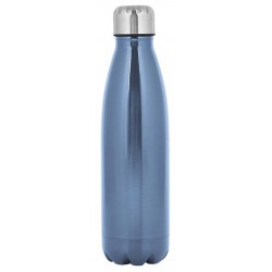 Θερμός Μπουκάλι Στενό Στόμιο 7x27cm 750ml μεταλλικό γαλάζιο 80-1938 ΚΩΔ.14651
