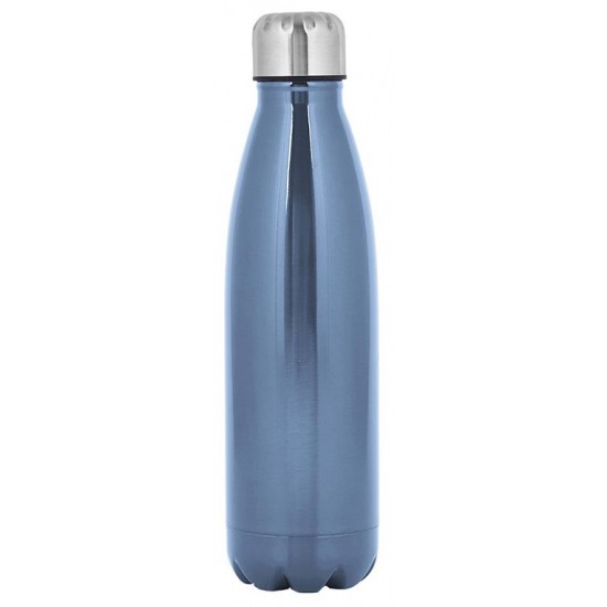 Θερμός Μπουκάλι Στενό Στόμιο 7x27cm 750ml μεταλλικό γαλάζιο 80-1938 ΚΩΔ.14651