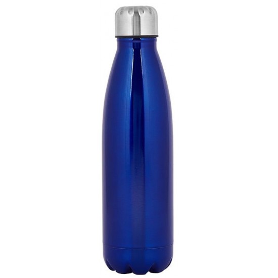Θερμός Μπουκάλι Στενό Στόμιο 7x27cm 750ml μεταλλικό μπλε 80-1938 ΚΩΔ.14652