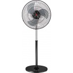 Ανεμιστήρας BZR ορθοστάτης 110watt με 3 πτερύγια μεταλλικά και ασφάλεια υπερθέρμανσης 50,8x130cm μαύρο MB13731