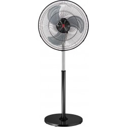 Ανεμιστήρας BZR ορθοστάτης 110watt με 3 πτερύγια μεταλλικά και ασφάλεια υπερθέρμανσης 50,8x130cm μαύρο MB13731