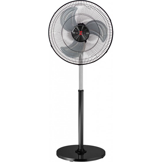 Ανεμιστήρας BZR ορθοστάτης 110watt με 3 πτερύγια μεταλλικά και ασφάλεια υπερθέρμανσης 50,8x130cm μαύρο MB13731