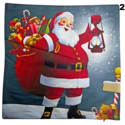 Θήκη για μαξιλάρι καναπέ υφασμάτινη Christmas decoration πολύχρωμο 45x45cm W-11004 ΚΩΔ.15617