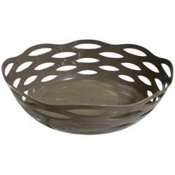 Καλάθι ψωμιού πλαστικό σε καφέ χρώμα 27x22x8cm 26216 ΚΩΔ.15749