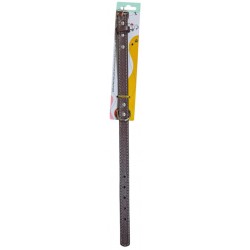Δερμάτινο κολάρο σκύλου 2x45cm καφέ 1106-2045 ΚΩΔ.15843