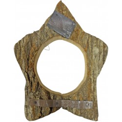 Αστέρι ξύλινο διακοσμητικό καφέ 19x3,5x22,5cm RF-50551 ΚΩΔ.15897