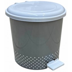 Κάδος μπάνιου πλαστικός 7 λίτρα γκρι 25x25x26cm 32-800-1820