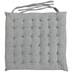 Μαξιλάρι καρέκλας υφασμάτινο ανοιχτό γκρι 40x40x5cm 39-958-0473 Μαξιλάρι καρέκλας υφασμάτινο ανοιχτό γκρι 40x40x5cm 39-958-0473