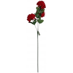 Κλαδί Χρυσάνθεμο πλαστικό κόκκινο 59cm 41058 ΚΩΔ.14309