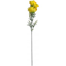 Κλαδί λουλούδι ανεμώνη πλαστικό κίτρινο 55cm 12234-2 ΚΩΔ.14281