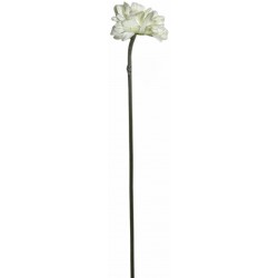 Κλαδί Ζέρμπερα πλαστικό λευκό 52cm 37016 ΚΩΔ.14301