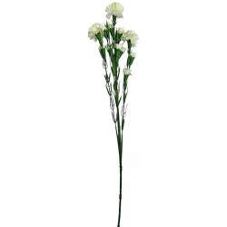 Κλαδί Γαρυφαλλινα πλαστικό λευκό 57cm 35097 ΚΩΔ.14300