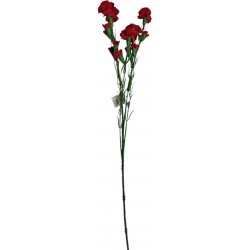 Κλαδί Γαρυφαλλινα πλαστικό κόκκινο 57cm 35097 ΚΩΔ.14299