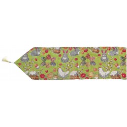 Runner υφασμάτινο πολύχρωμο 33x180cm 6325-1 ΚΩΔ.14350