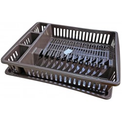 Πιατοθήκη πλαστική με δίσκο καφέ 46,4x37,5x8,9cm 32-800-1953 Πιατοθήκη πλαστική με δίσκο καφέ 46,4x37,5x8,9cm 32-800-1953