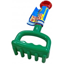 Τσουγκράνα πλαστική σε πράσινο χρώμα 9x20cm 5026322 ΚΩΔ.14778