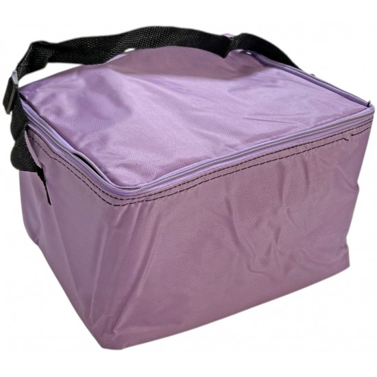 Ισοθερμική τσάντα cooler σε μωβ χρώμα 25x19x15cm 03-950-3642 ΚΩΔ.14771